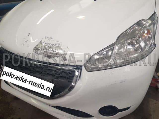 Покраска автомобиля Peugeot 208