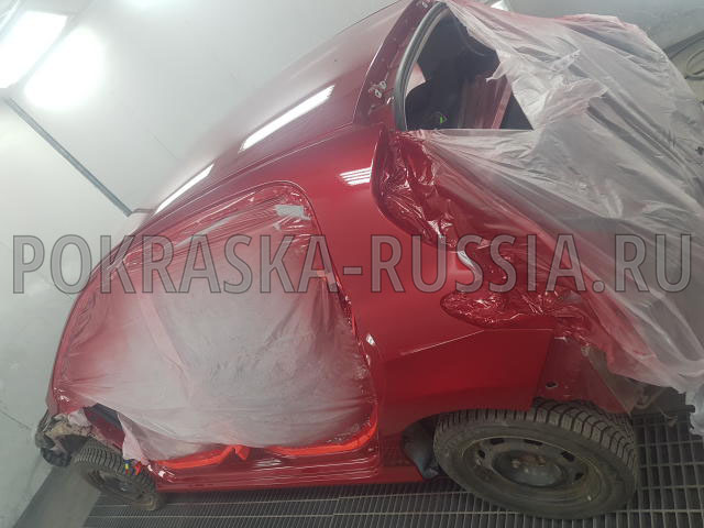 Покраска автомобиля Peugeot 308