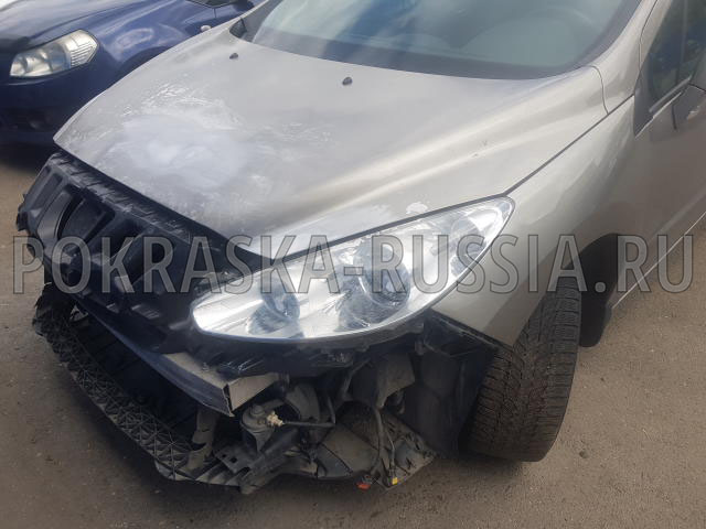 Покраска автомобиля Peugeot 308