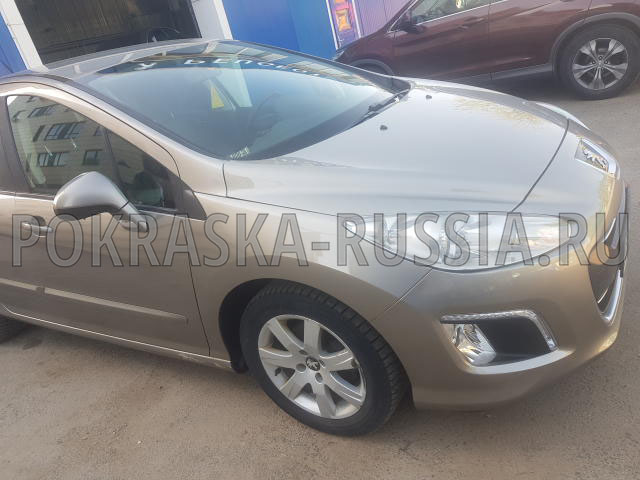 Покраска автомобиля Peugeot 308