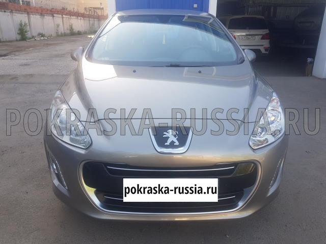 Покраска автомобиля Peugeot 308