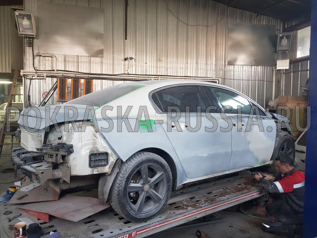 Покраска автомобиля Peugeot 508