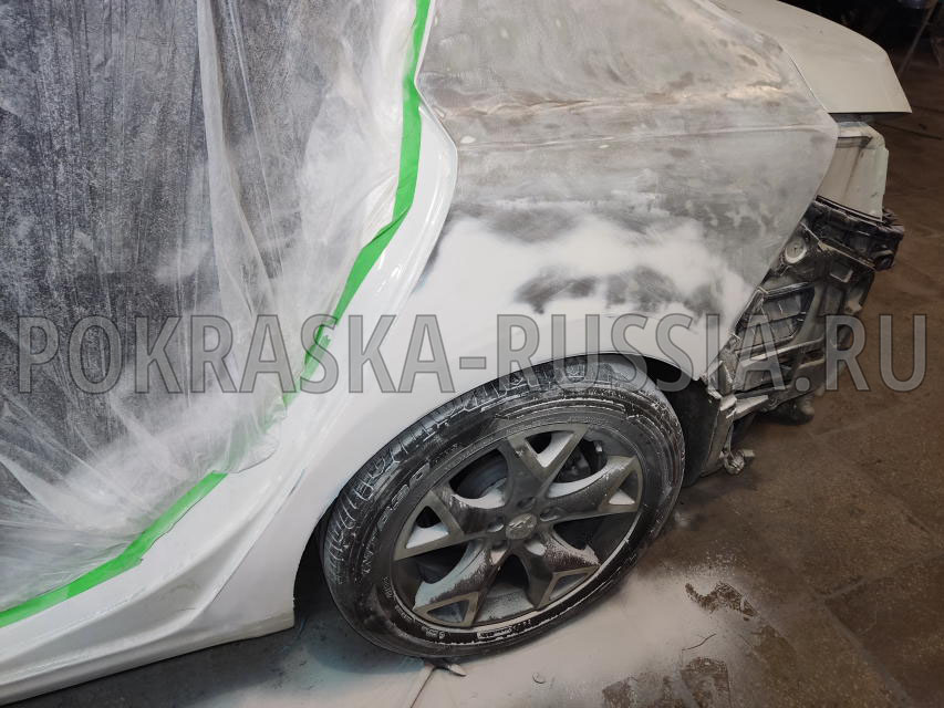 Покраска автомобиля Peugeot 508