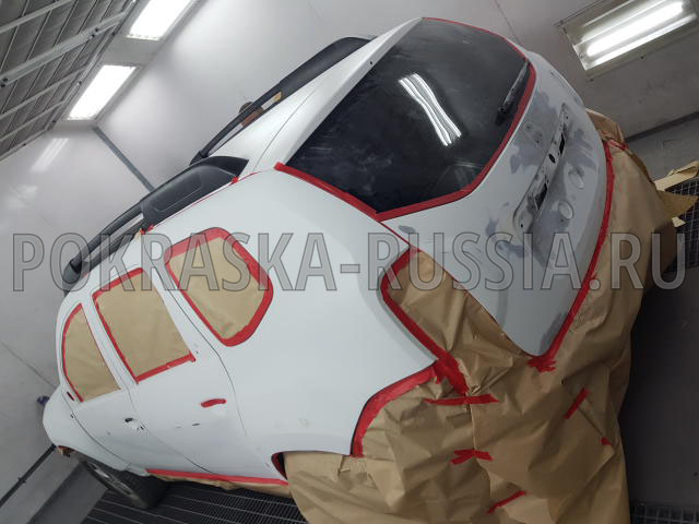 Покраска автомобиля Renault Duster