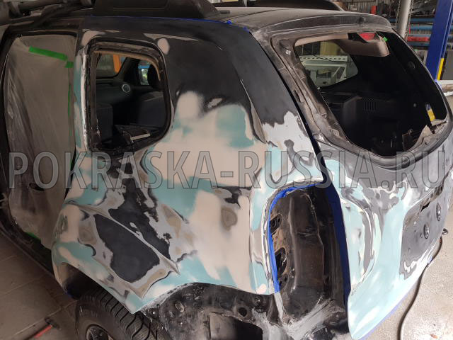 Покраска автомобиля Renault Duster