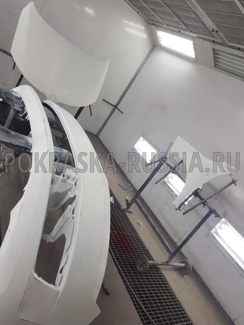 Кузовной ремонт автомобиля skoda rapid