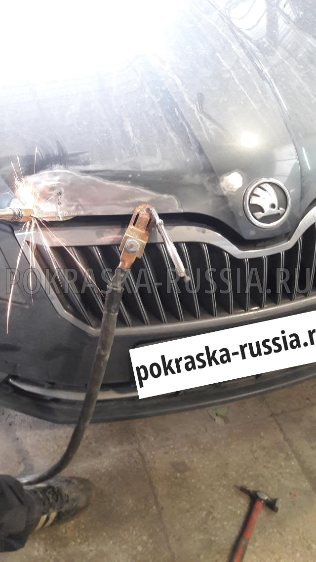 Покраска автомобиля Skoda Superb