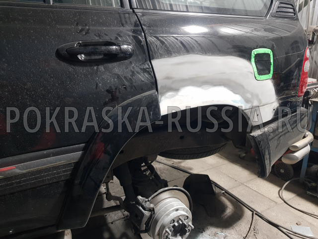 Покраска автомобиля Toyota Land Cruiser 105