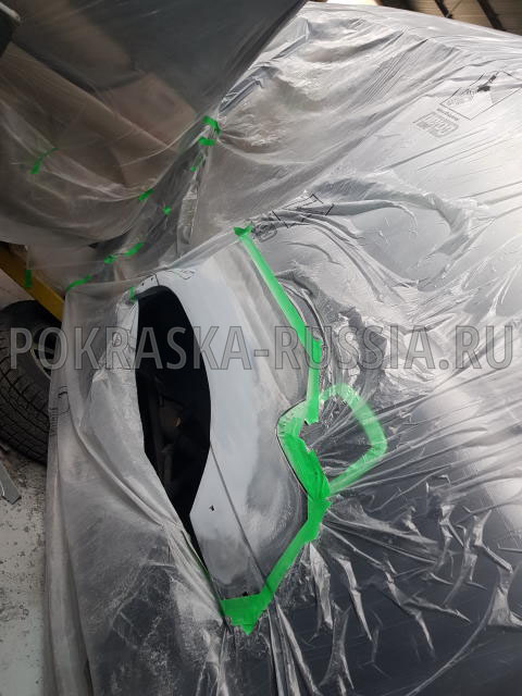 Покраска автомобиля Toyota Land Cruiser 105