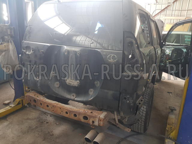 Покраска автомобиля Toyota Land Cruiser Prado 2