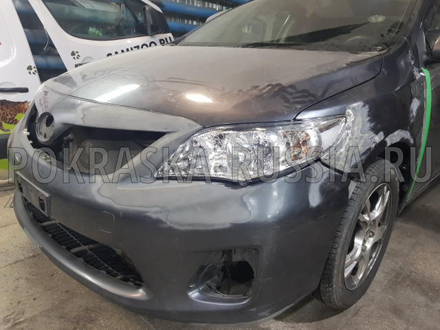 Покраска автомобиля Toyota Corolla