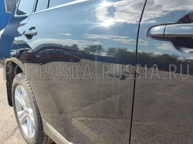 Покраска автомобиля Toyota Highlander