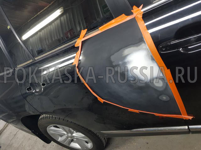 Покраска автомобиля Toyota Highlander