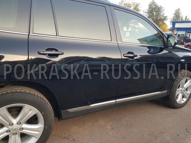 Покраска автомобиля Toyota Highlander