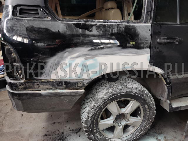 Покраска автомобиля Toyota Land Cruiser 100
