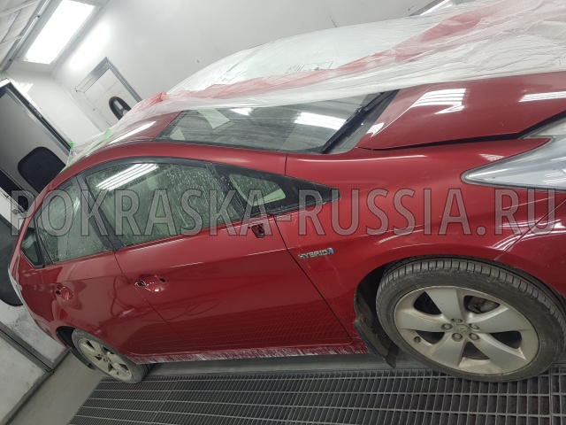 Покраска автомобиля Toyota Prius