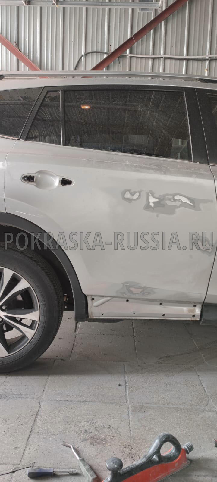 Покраска автомобиля Toyota RAV4
