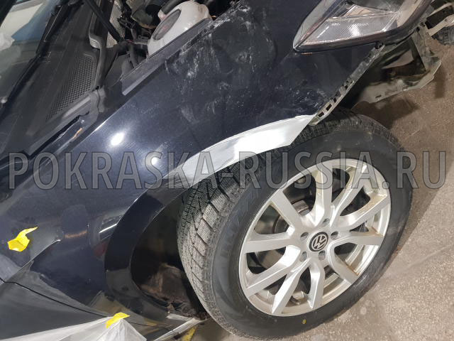 Покраска автомобиля Volkswagen Passat